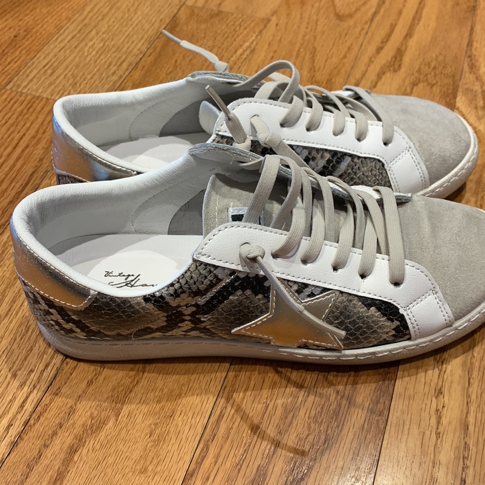 Vintage Havana snakeskin sneakers.